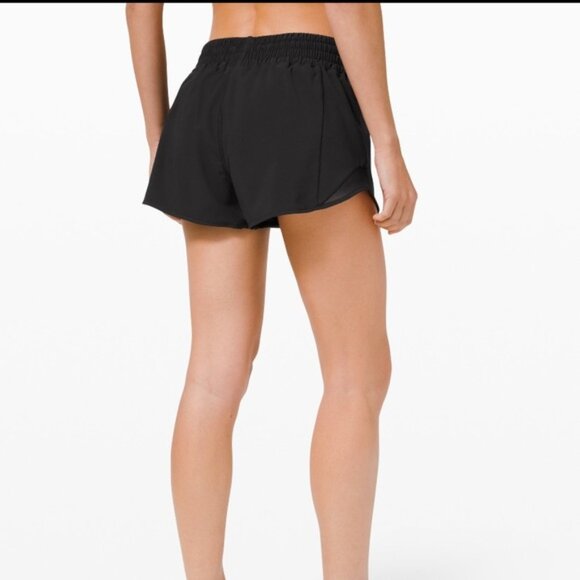 Lululemon Hotty Hot Shorts 4" Black Size 12 - Picture 5 of 10